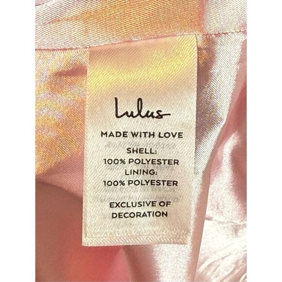 NWT Lulus With Passion Pink Floral Print Jacquard Sleeveless Maxi Dress Medium - Picture 6 of 13